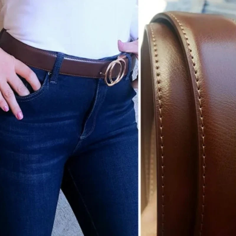 Cinto Feminino de Couro Adelle