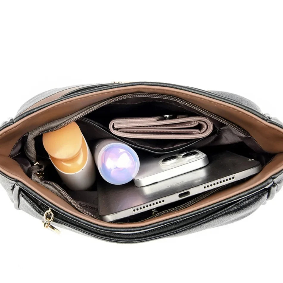 Bolsa de Couro Autêntico Heloise