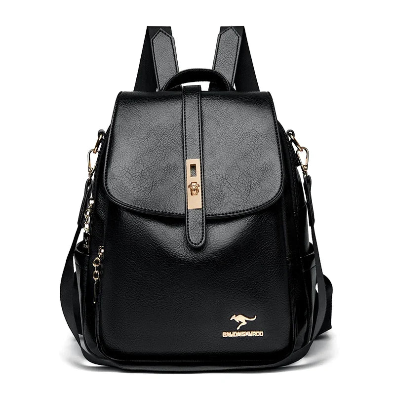 Mochila de Couro Vintage Bella