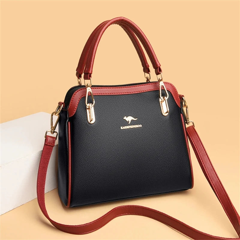 Bolsa de Couro Mulher de luxo Lécci