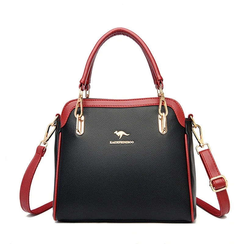 Bolsa de Couro Mulher de luxo Lécci