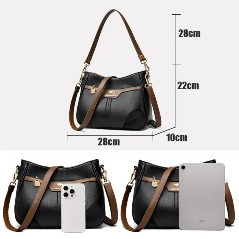 Bolsa de Couro Autêntico Heloise