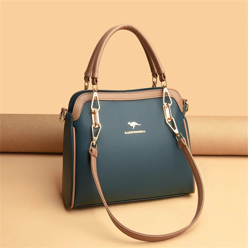 Bolsa de Couro Mulher de luxo Lécci