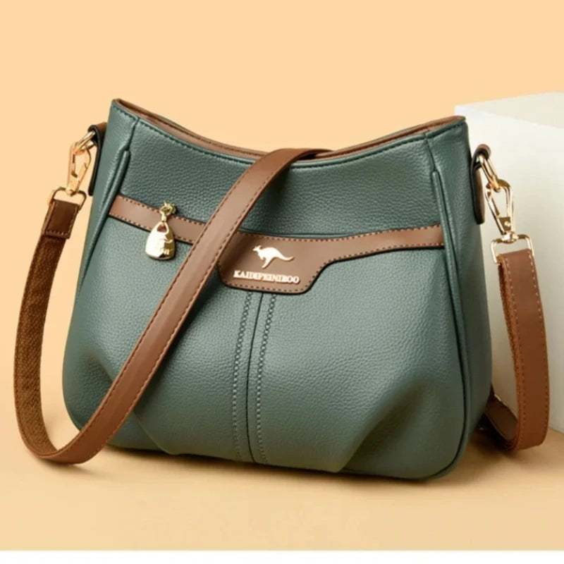 Bolsa de Couro Autêntico Heloise