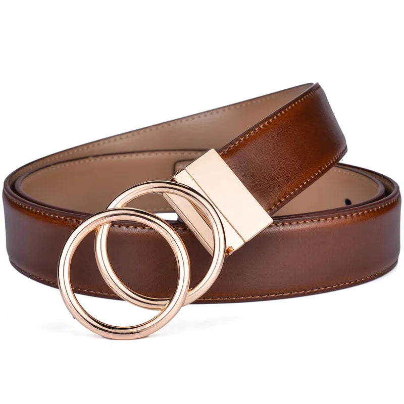 Cinto Feminino de Couro Adelle