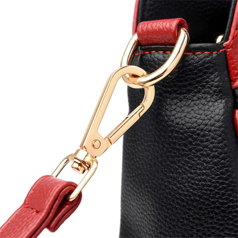 Bolsa de Couro Mulher de luxo Lécci