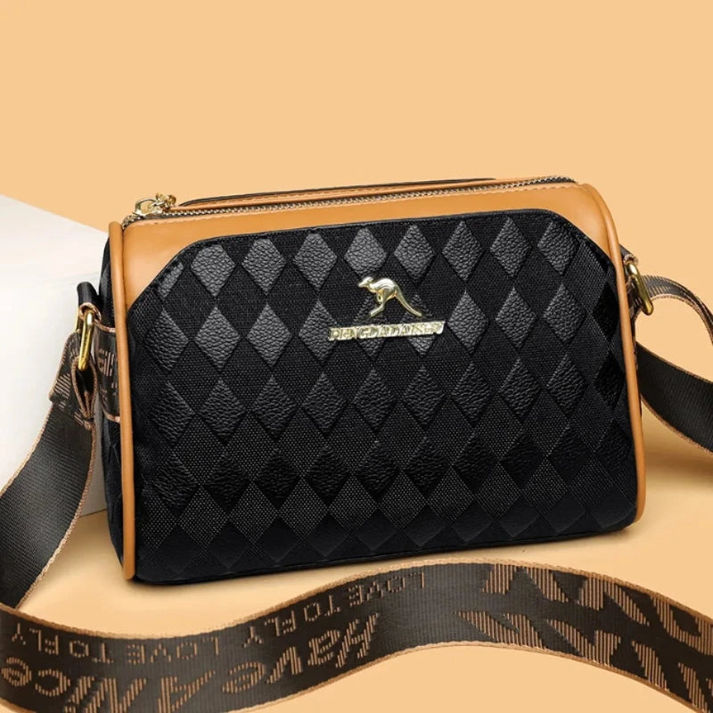 Bolsa de Couro Macio - Crossbody