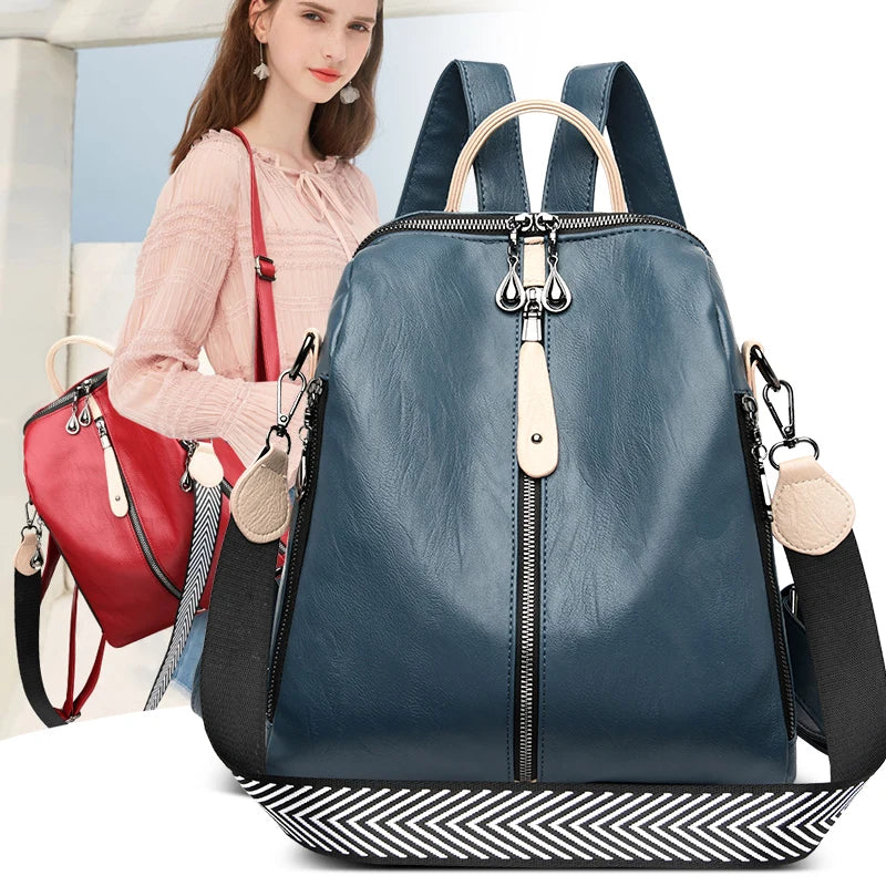 Mochila de Couro Aurora