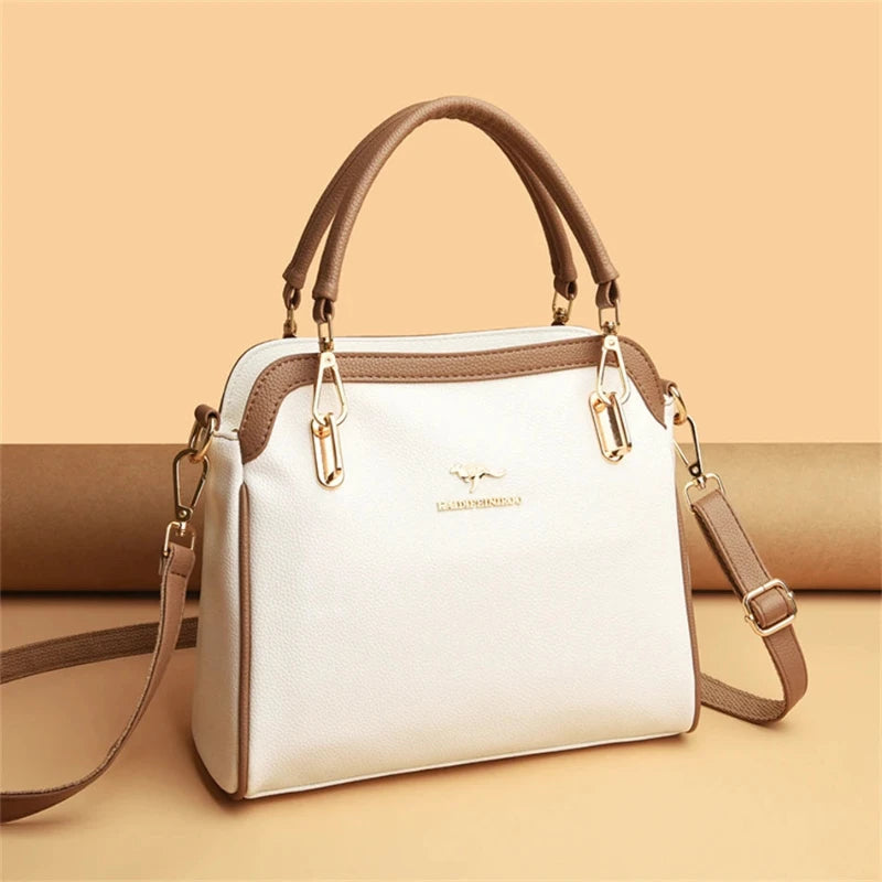 Bolsa de Couro Mulher de luxo Lécci