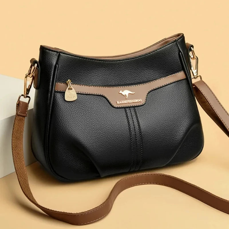 Bolsa de Couro Autêntico Heloise
